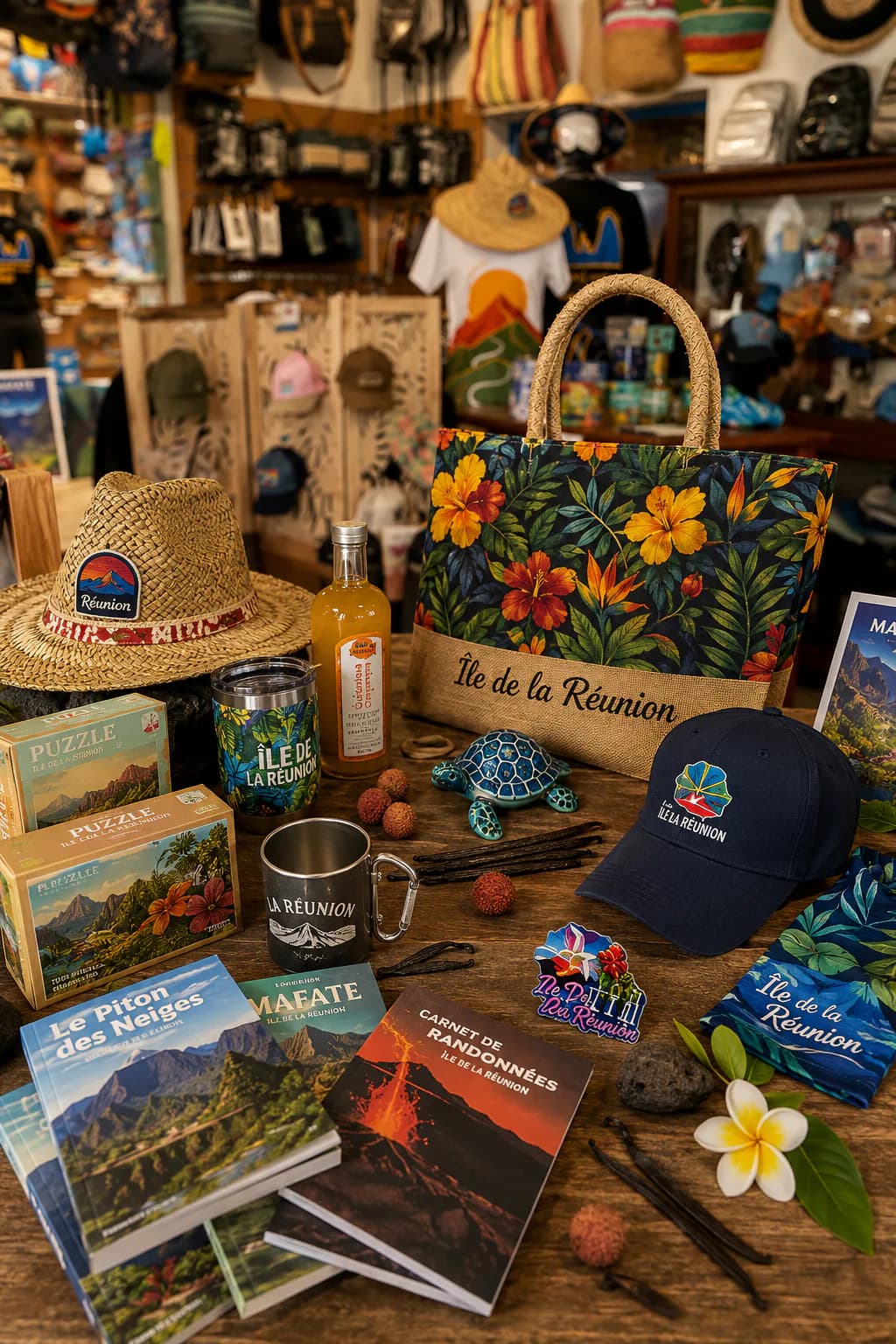Souvenirs et cadeaux inspirés de La Réunion